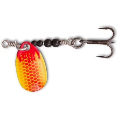 Magic Trout Spoon 1,75g Bloody UL-Spinner rot/gelb 1Stück