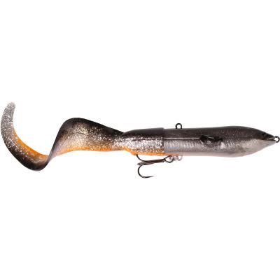 Savage Gear Appât à queue d'anguille dure 3D 17cm 40g SS 01-Dirty Silver
