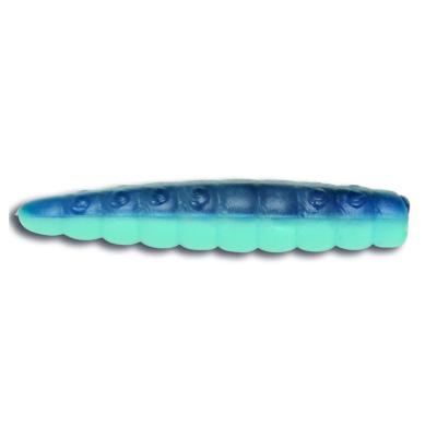 Magic Trout 2,4cm B-Maggot blau/weiß Knoblauch 10Stück