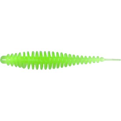 Magic Trout T-Worm 1g I-Tail neon grün Knoblauch 6,5cm 6 Stück
