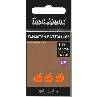 Spro Tungsten Bottom Jigs Uv Orange 1.5g