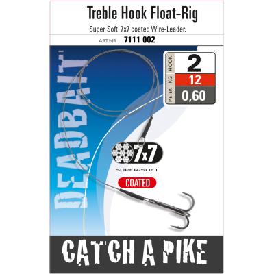 Trebble-Hook Float Rig 7×7 Hakengröße 2