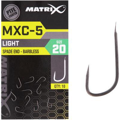 Matrix MXC-5 Size 20 Barbless Spade End PTFE 10pcs