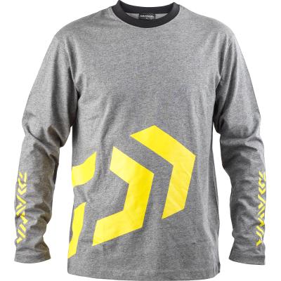 Daiwa D-Vec T-Shirt LS gris / jaune L