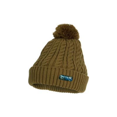 Shimano Tactical Wear Knit Bobble Hat One Size Tan