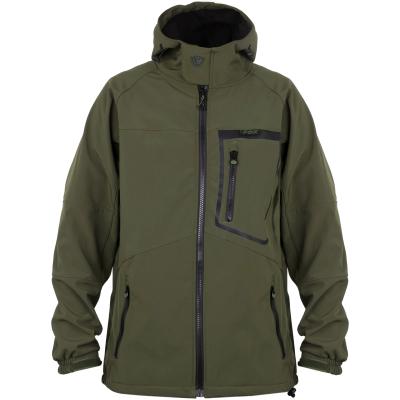FOX Green / black softshell jacket M