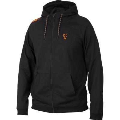 Fox collection Black Orange LW hoodie – S
