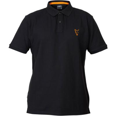Fox collection Black Orange polo shirt – M