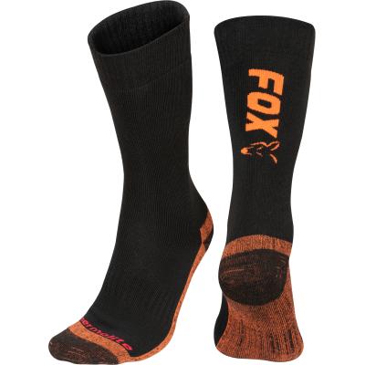 Fox Black / Orange Thermolite long sock 6 – 9 Eu 40-43