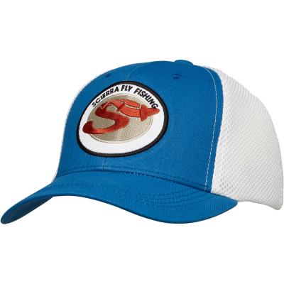 SCIERRA Badge Baseball Cap One Size Tile Blue