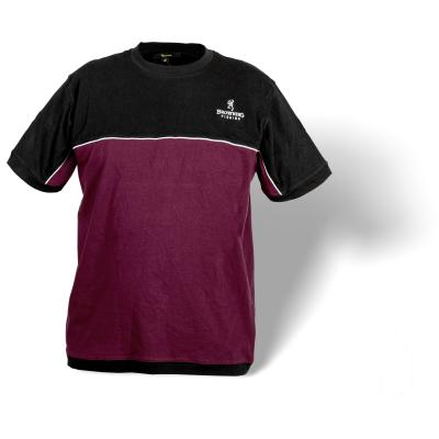 Browning XXL T-Shirt schwarz/burgundi