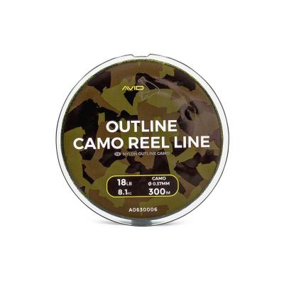 Avid Outline Camo Reel Line 18Lb 300M