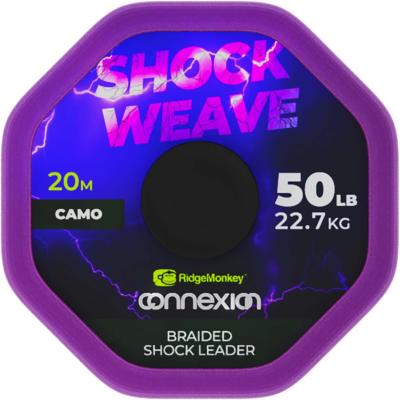 RidgeMonkey Shock Weave Braided Shock Leader 50lb