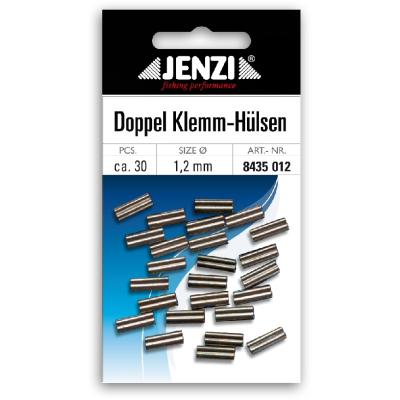 JENZI Quetsch-Doppel-Hülsen zur Stahlvorfachanfertigung 1,2 mm