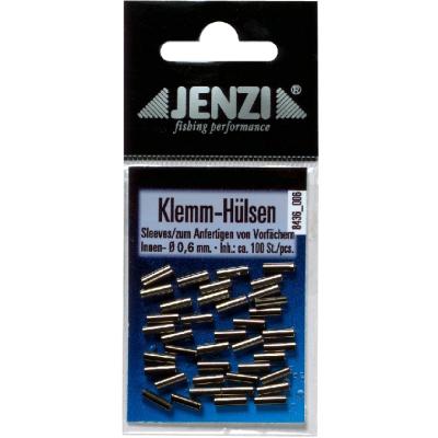 JENZI Quetsch-Hülsen, Inhalt ca. 100 Stück, 0,8 mm