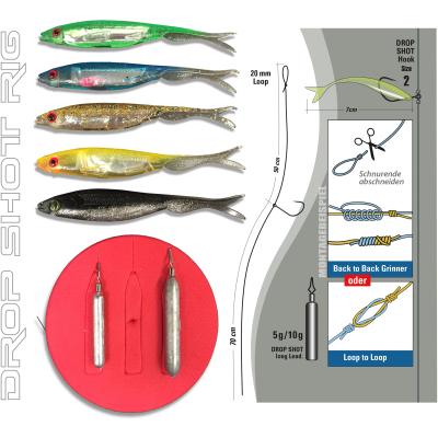 JENZI Drop ShotFertig-Kit,Ready to Fish”