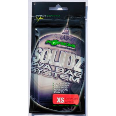 Korda Solidz PVA bags – 25 bags extra small 45x100mm