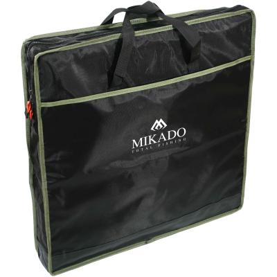 Mikado Setzkeschertasche – 1 Fach – quadratisch – Schwarz Grün