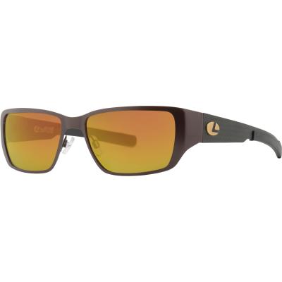 Lenz Ponoi Titan / Carbon Sunglasses Gun w / Brown Lens