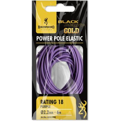 Browning Black Magic® 6,00m Gold Power Elastic lila Ø2,2mm