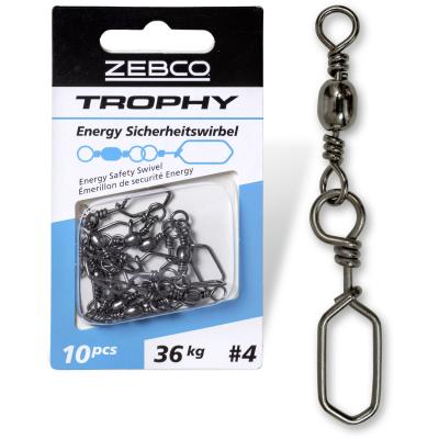 Zebco Gr.: 1/0 L: 72mm Trophy Energy-Sicherheitswirbel 66kg