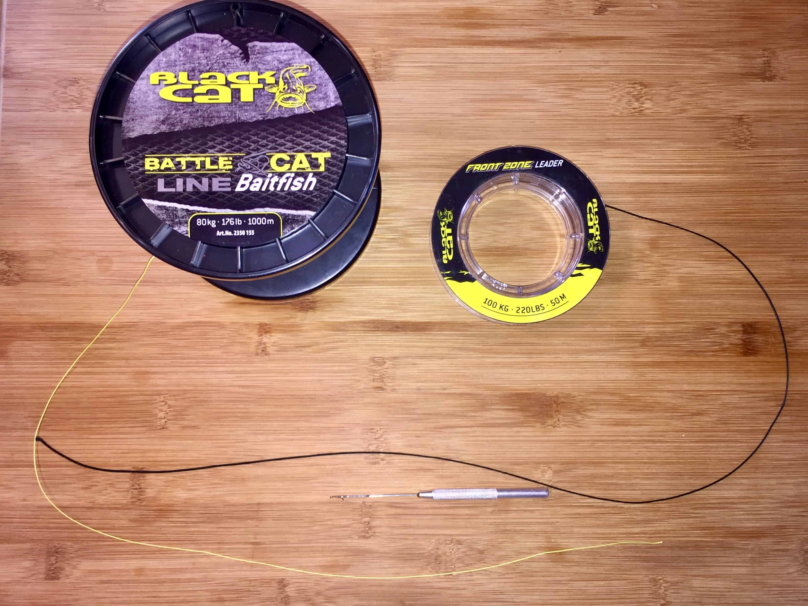 More load capacity and less weed at the knot: This is how you can splice the Black Cat line